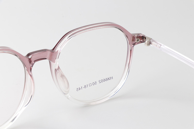 HX6602 Eyeglasses Transparent Gradient Pink