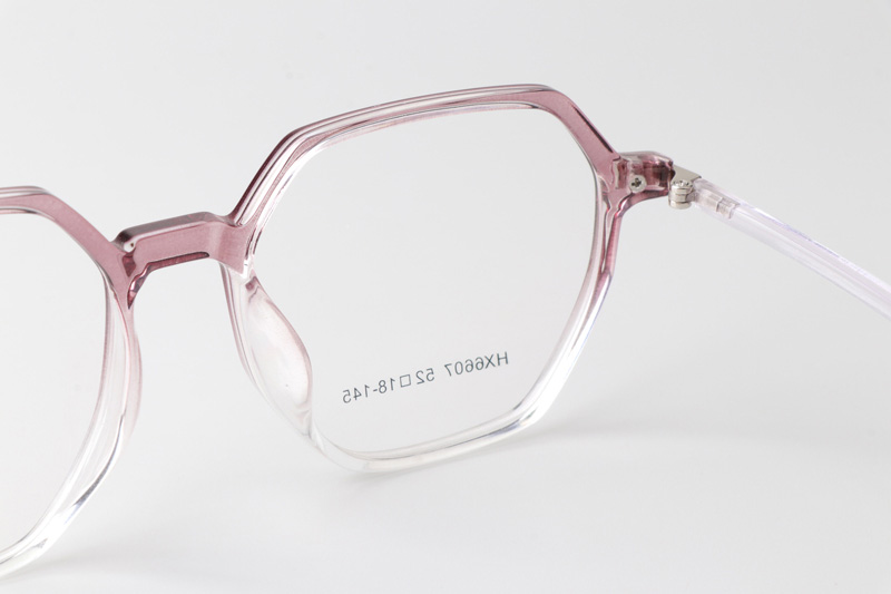 HX6607 Eyeglasses Transparent Gradient Pink