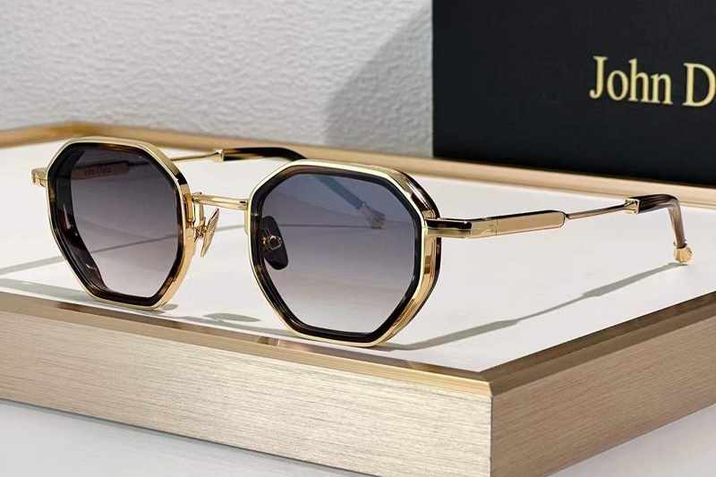 Harrison Sunglasses Tortoise Gold Gradient Gray