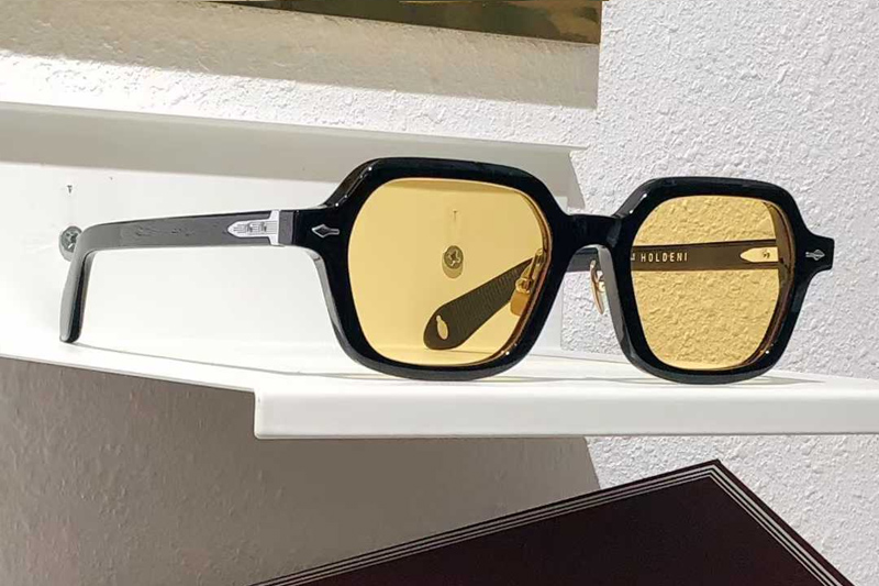 Holden Sunglasses Black Yellow