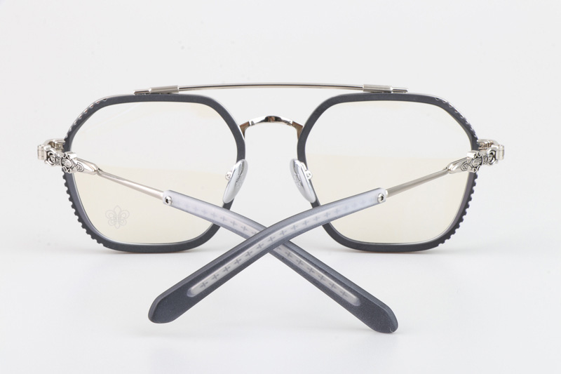 Hotation Eyeglasses Black Silver