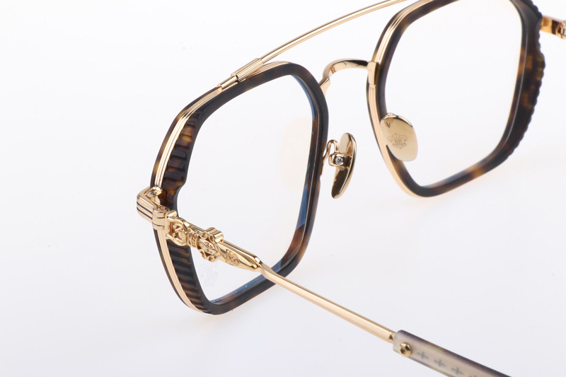 Hotation Eyeglasses Tortoise Gold