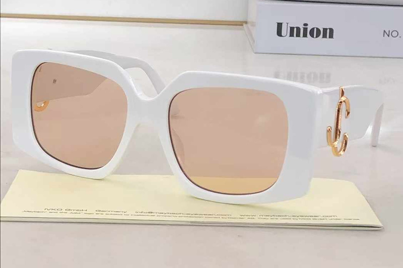 JC517 Sunglasses White Brown