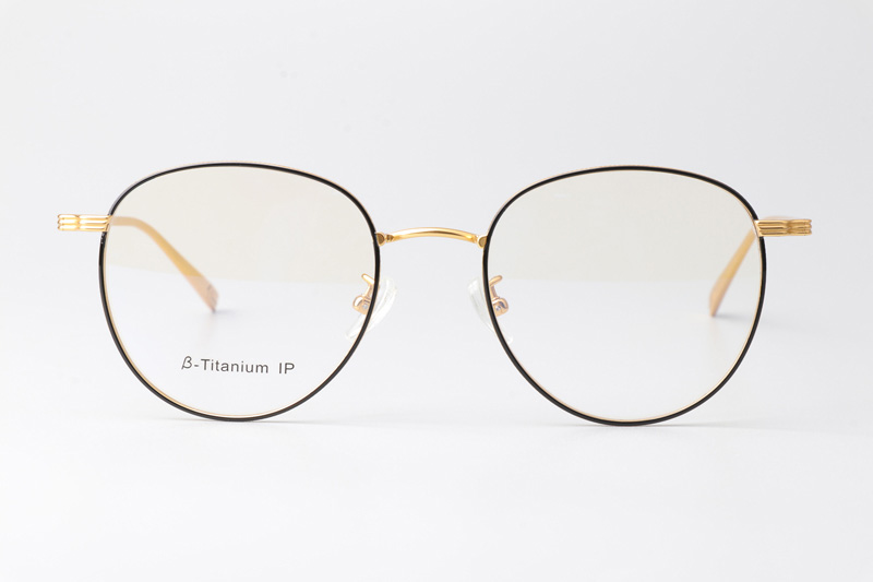 JZ8030 Eyeglasses Black Gold
