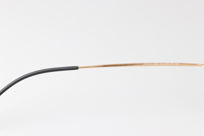 JZ8042 Eyeglasses Black Gold