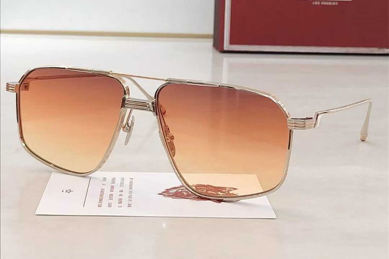 Jagger Sunglasses Silver Gradient Brown