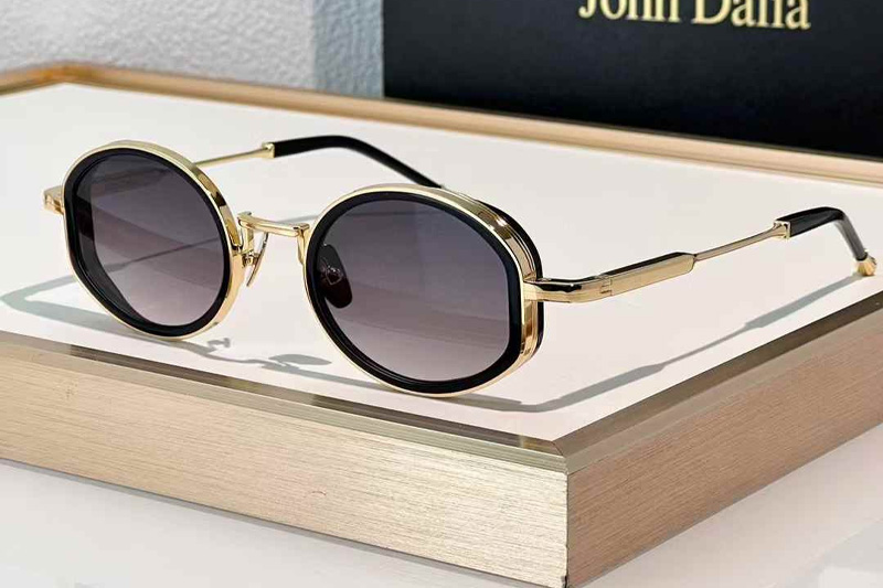 Jared Sunglasses Black Gold Gradient Gray