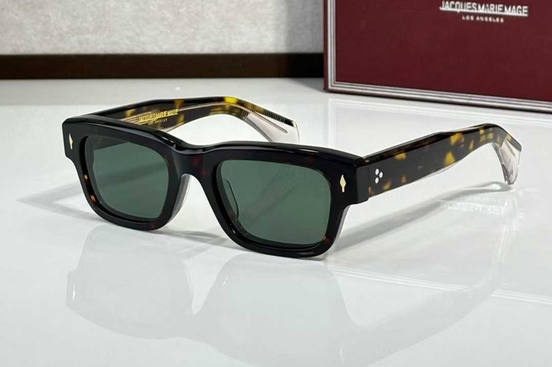 Jeff I Sunglasses Tortoise Transparent Green