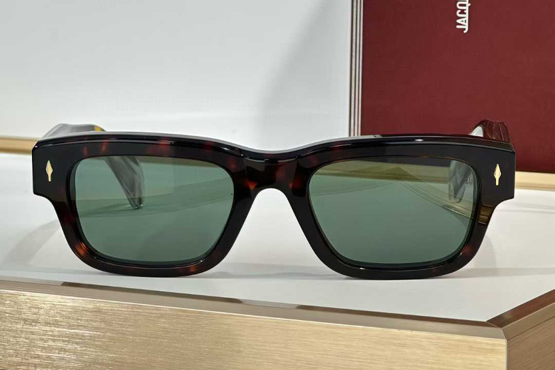 Jeff I Sunglasses Tortoise Transparent Green