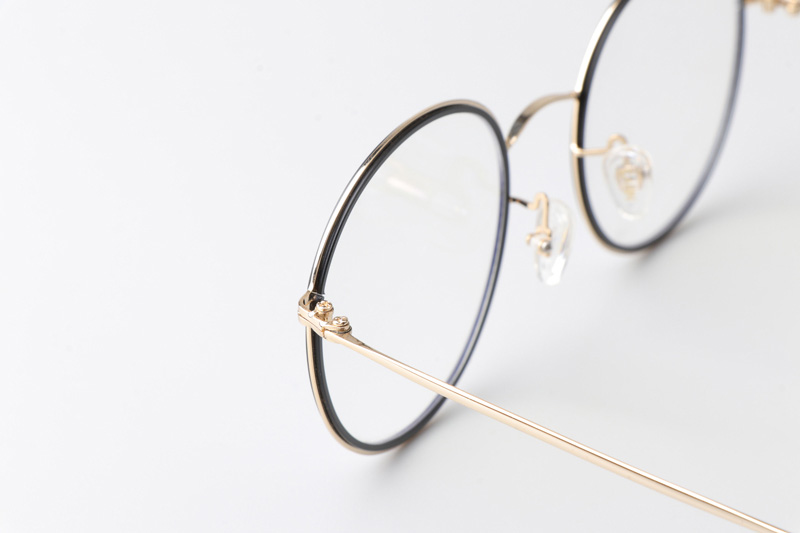 Jlle Eyeglasses Black Gold