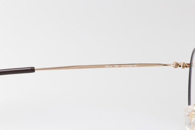 Jlle Eyeglasses Black Gold