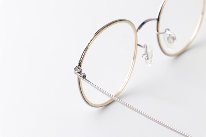 Jlle Eyeglasses Gold Silver