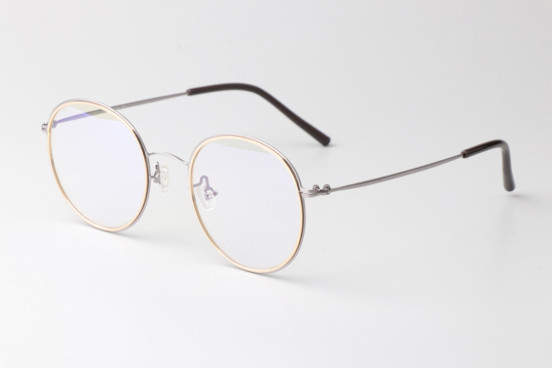 Jlle Eyeglasses Gold Silver