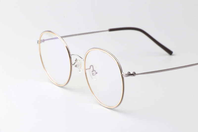 Jlle Eyeglasses Gold Silver