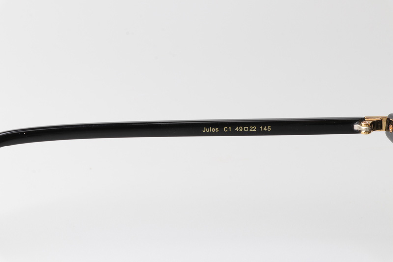 Jules Eyeglasses Black