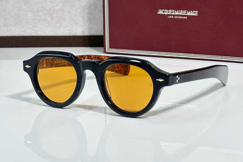 Kellerman Sunglasses Black Brown Yellow
