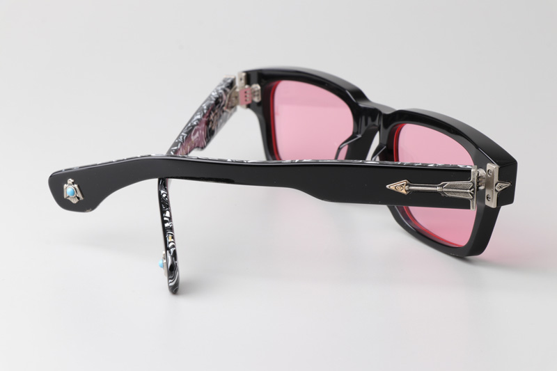Kirwin Sunglasses Black Gray Pink