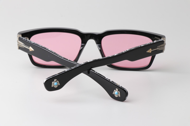 Kirwin Sunglasses Black Gray Pink