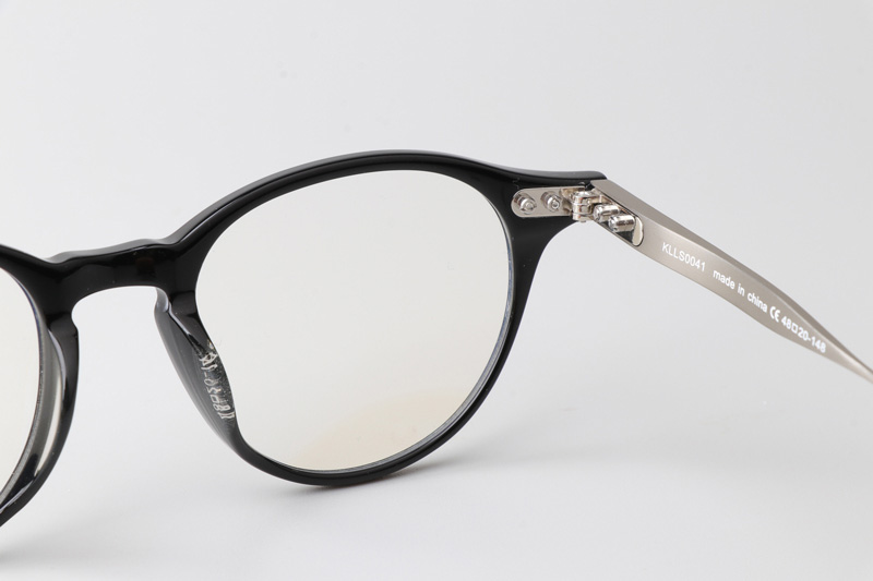 Klls0041 Eyeglasses Black Silver