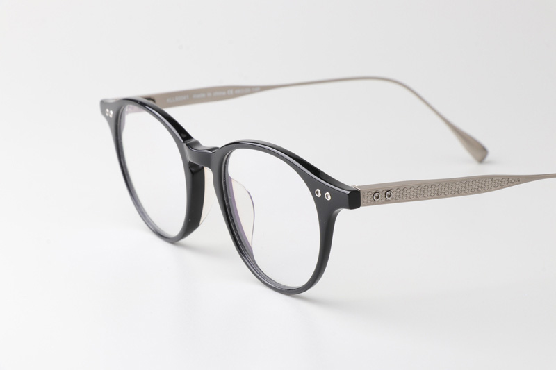 Klls0041 Eyeglasses Black Silver