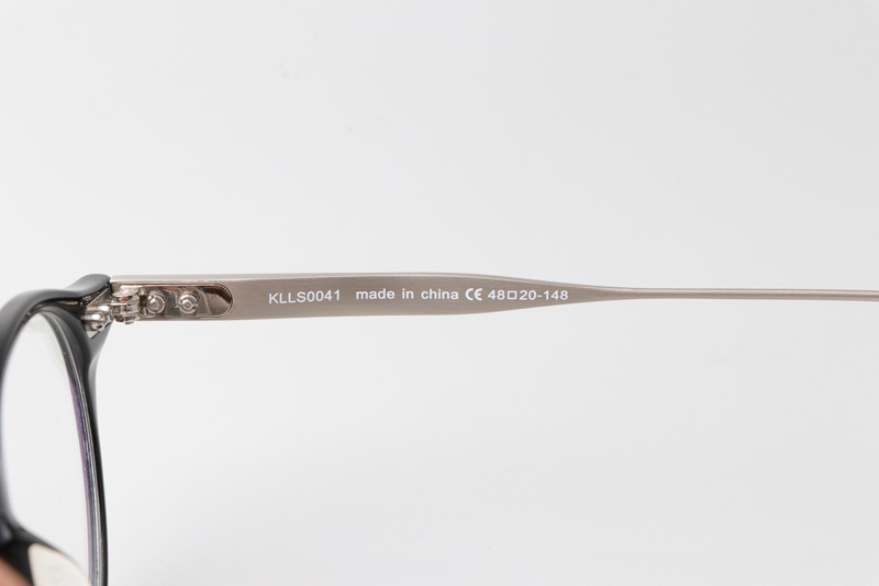 Klls0041 Eyeglasses Black Silver