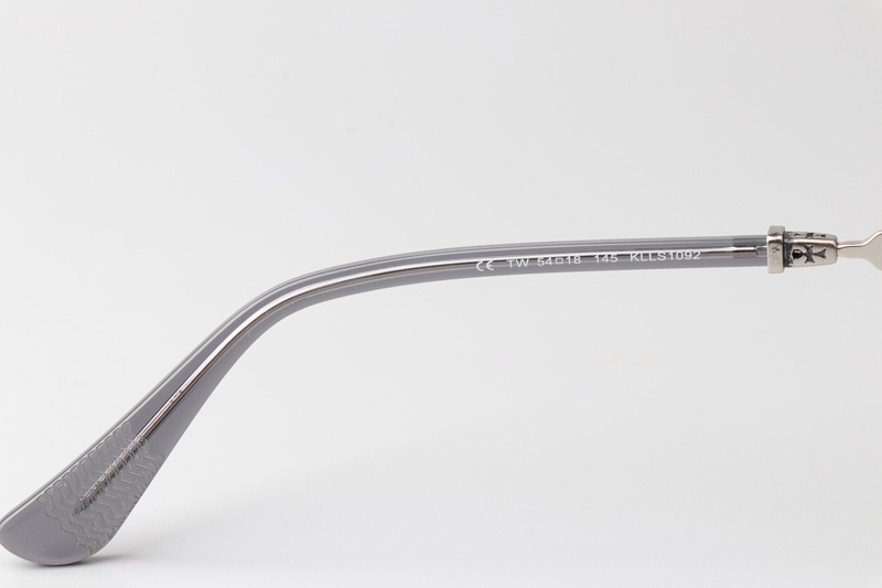 Klls1092 Eyeglasses Transparent Gray Silver