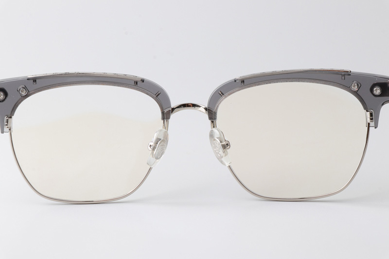 Klls1092 Eyeglasses Transparent Gray Silver