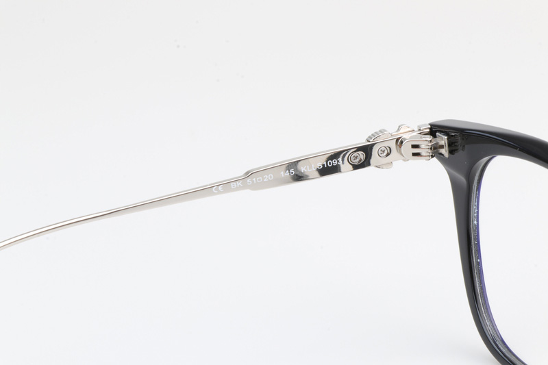 Klls1093 Eyeglasses Black Silver