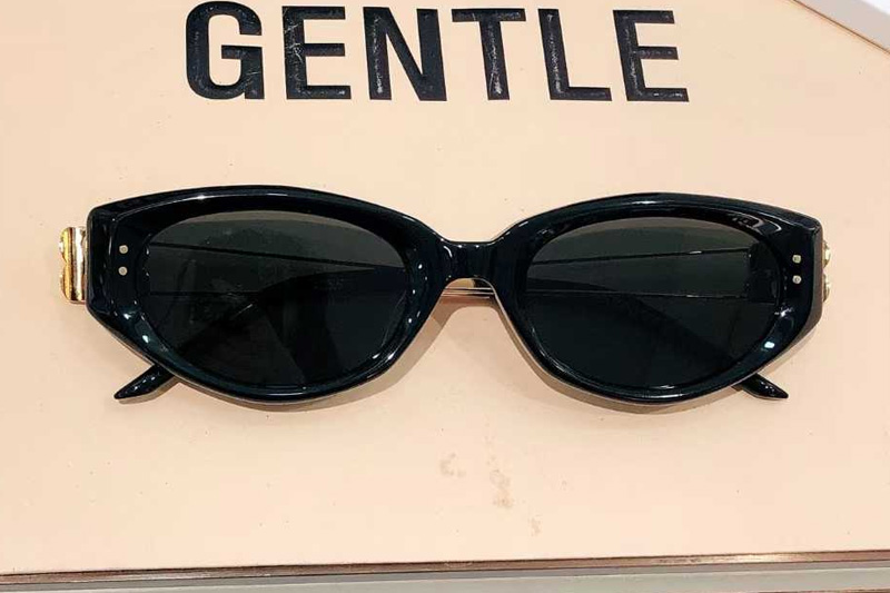 Kunst Sunglasses Black Gold Gray