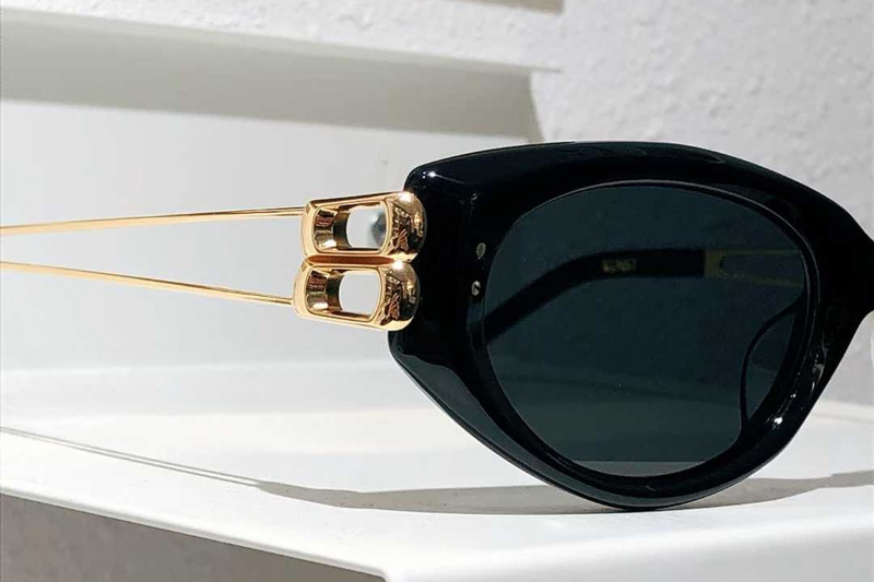 Kunst Sunglasses Black Gold Gray