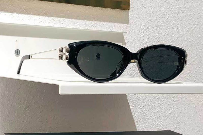 Kunst Sunglasses Black Silver Gray