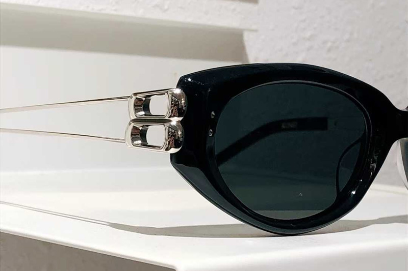 Kunst Sunglasses Black Silver Gray