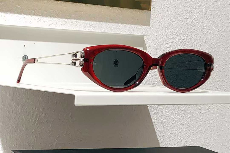 Kunst Sunglasses Red Gray