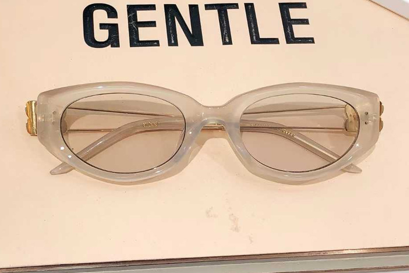 Kunst Sunglasses White Gradient Gray