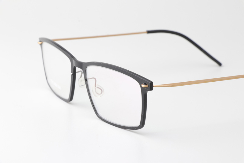 LB6544 Eyeglasses Black Gold
