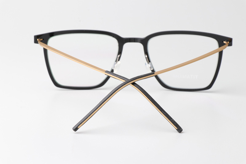 LB6554 Eyeglasses Black Gold