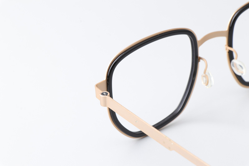 LB9758 Eyeglasses Black Gold