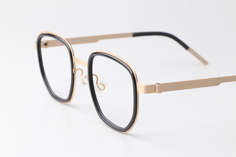 LB9758 Eyeglasses Black Gold