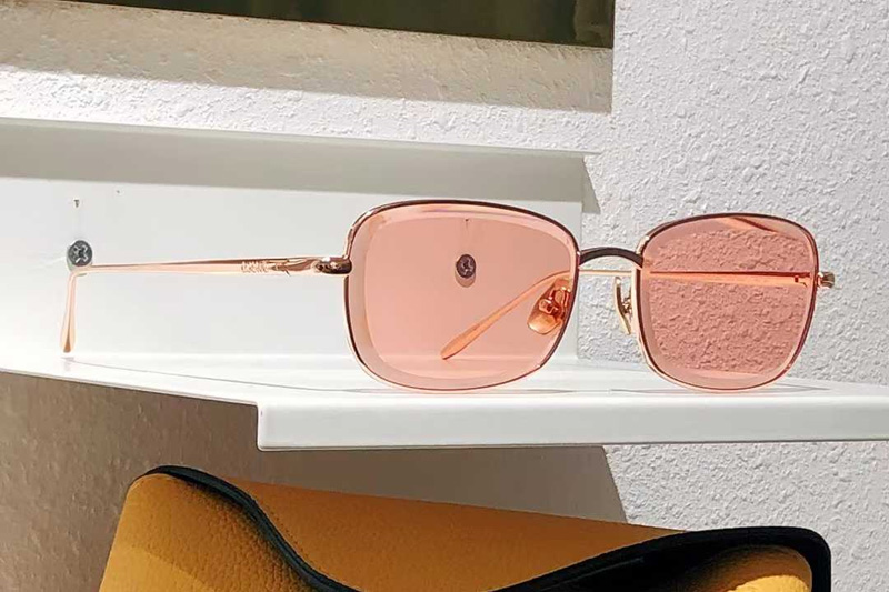 LW40159U Sunglasses Rose Gold Pink