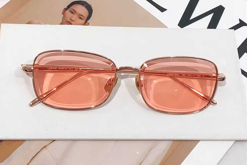 LW40159U Sunglasses Rose Gold Pink