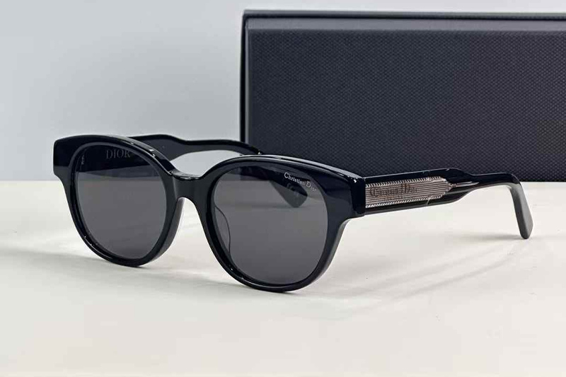 Label R1F Sunglasses Black Gray