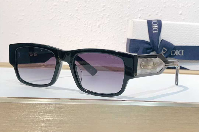 Label S1I Sunglasses Black Gradient Gray