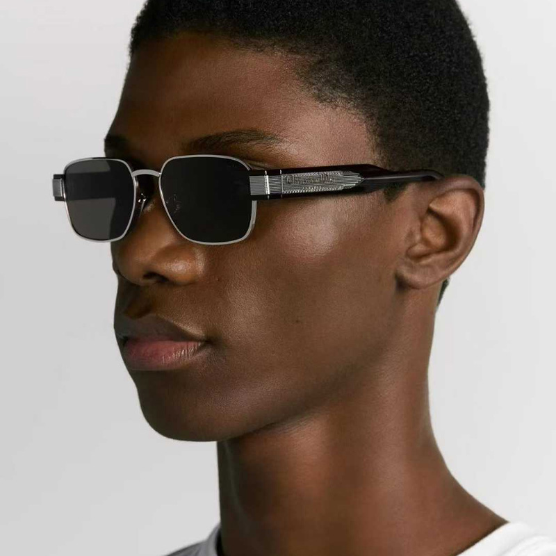 Label S2U Sunglasses Silver Black Gray