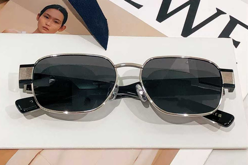 Label S2U Sunglasses Silver Black Gray