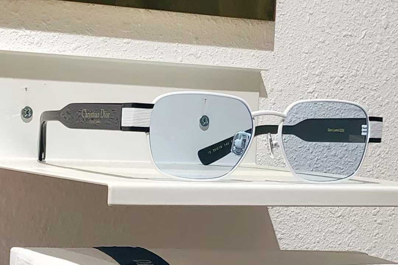 Label S2U Sunglasses White Black Blue