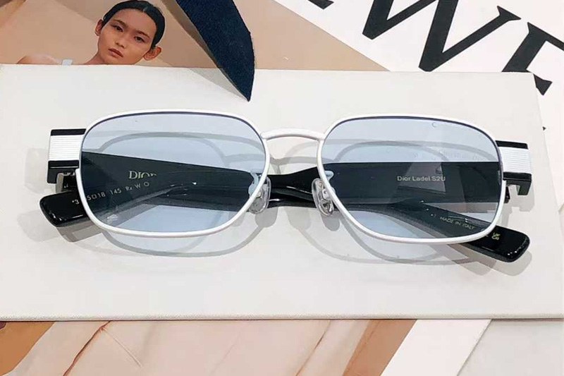 Label S2U Sunglasses White Black Blue