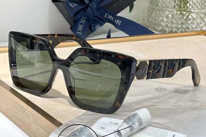 Lady S2I Sunglasses Tortoise Green