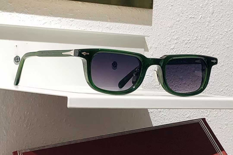 Laurence Sunglasses Green Gradient Gray