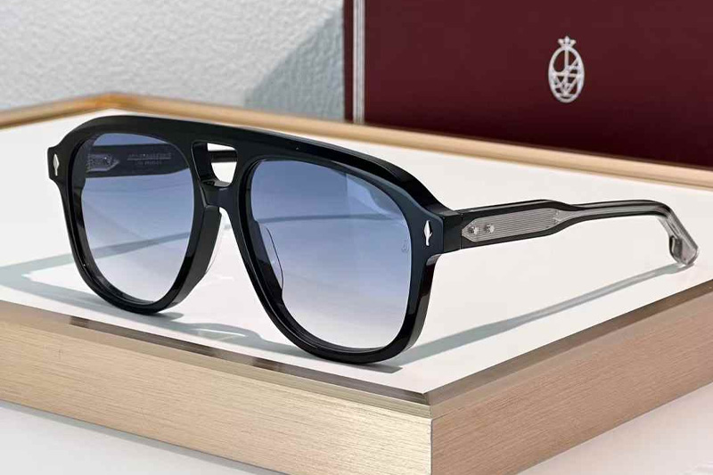 Leonard Sunglasses Black Gradient Blue