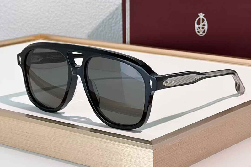 Leonard Sunglasses Black Gray